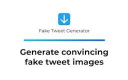 Fake Tweet Generator media 1