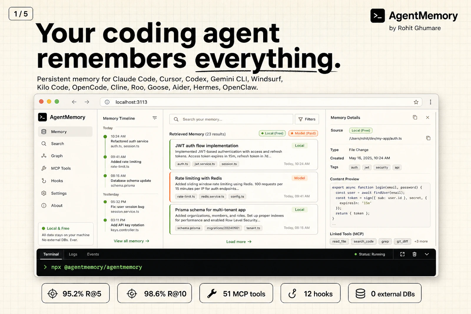 Agentmemory screenshot 3