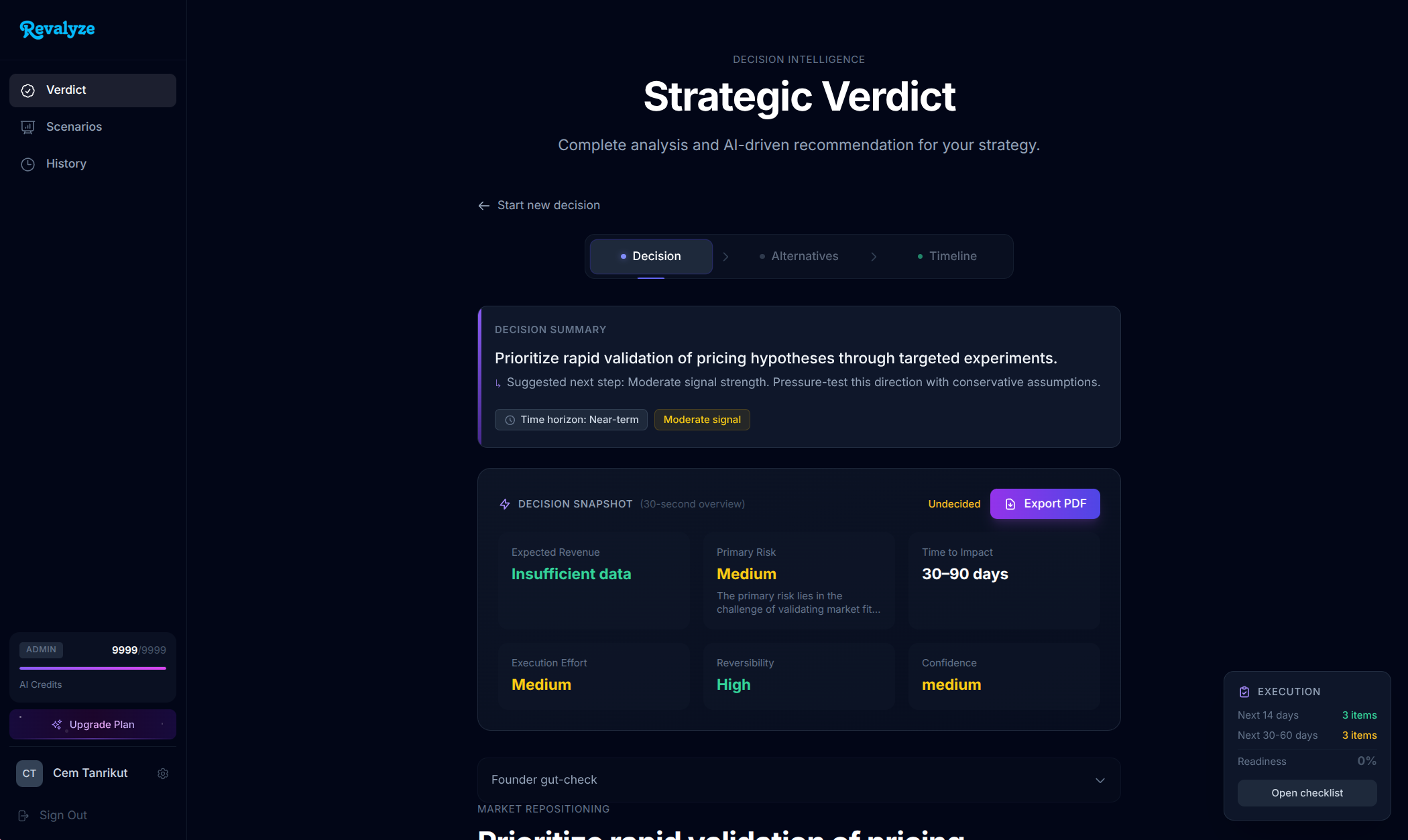 Revalyze - Screenshot 3 showing product features and functionality