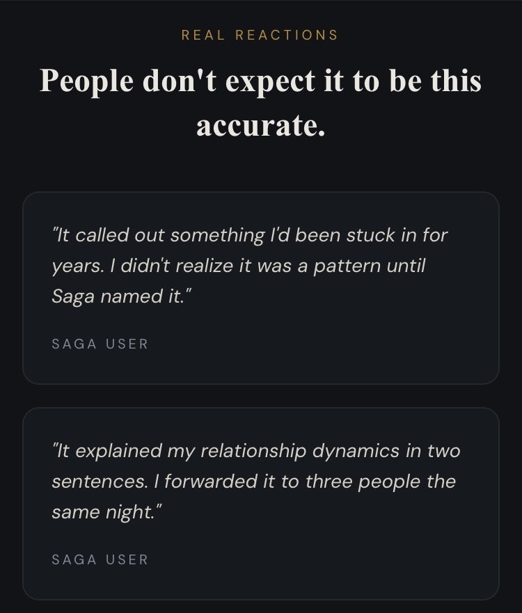 Saga AI – Pattern Intelligence gallery image