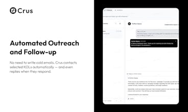 Crus — AI Influencer Marketing Agent gallery image