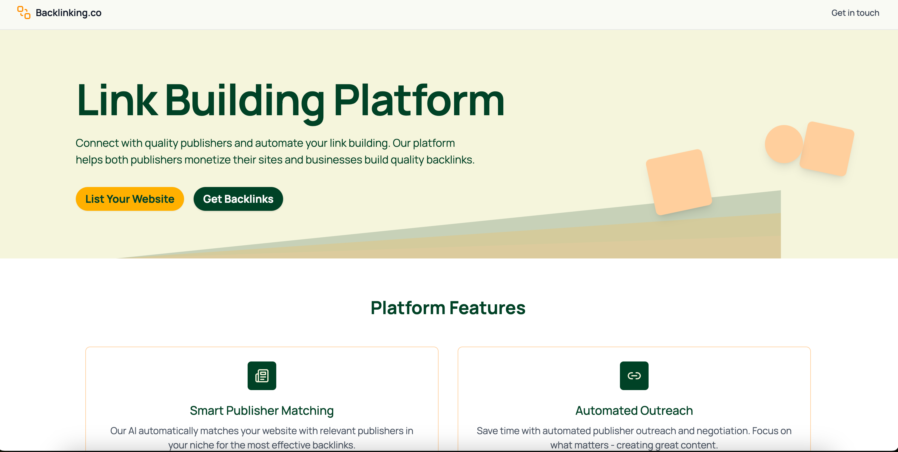 Premium Link Building Platform media 1