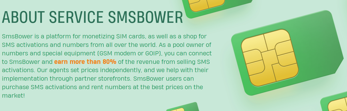 Smsbower - Virtuele en tijdelijke nummers media 3