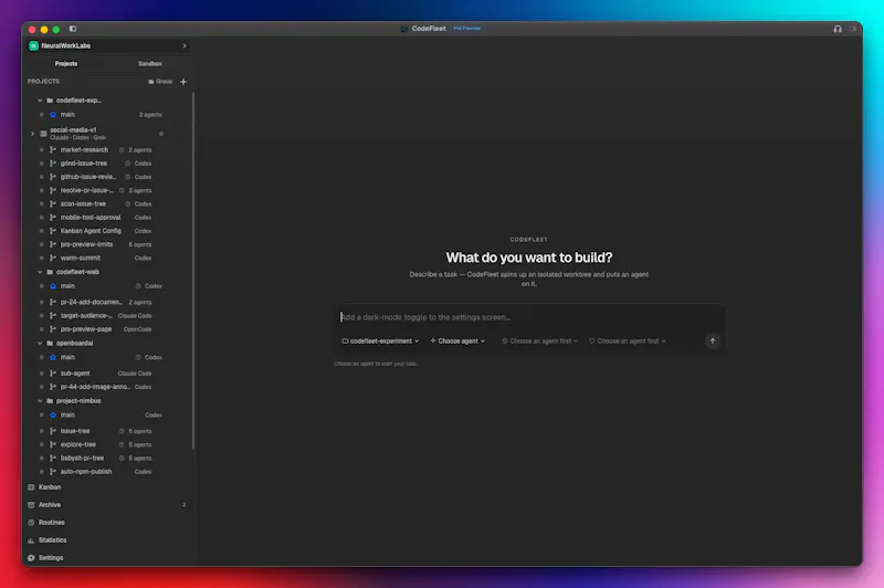 CodeFleet screenshot 1