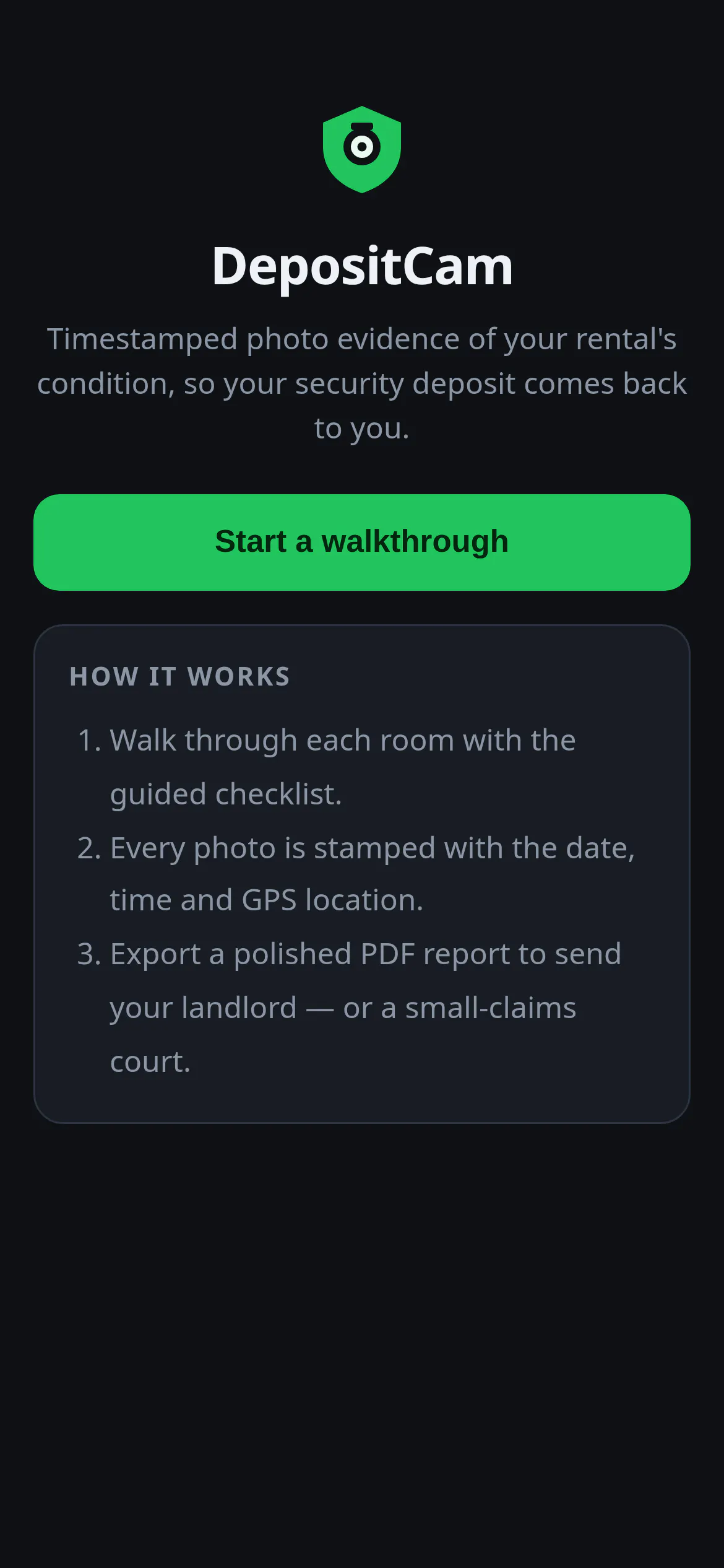 DepositCam gallery image