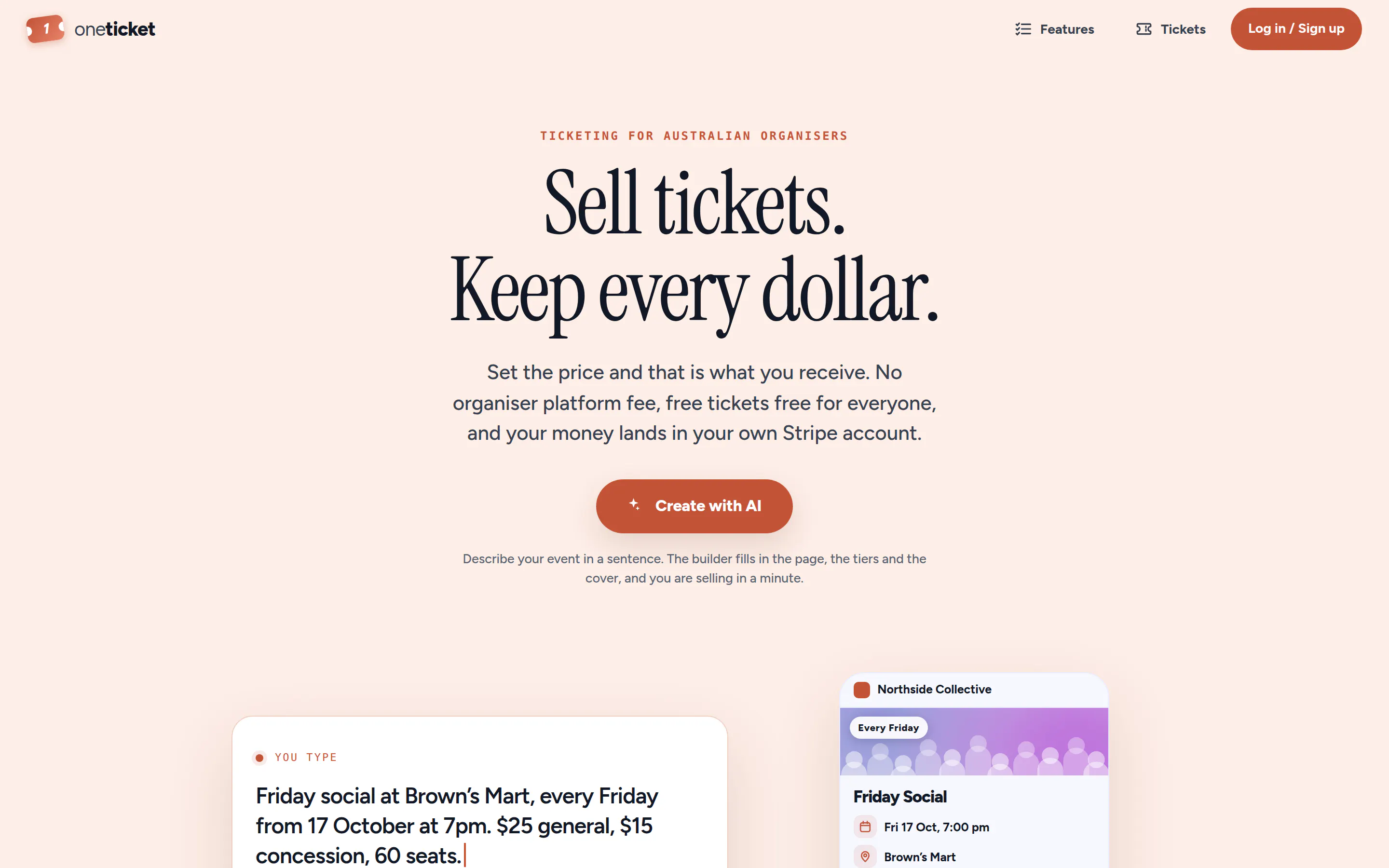 One Ticket gallery image