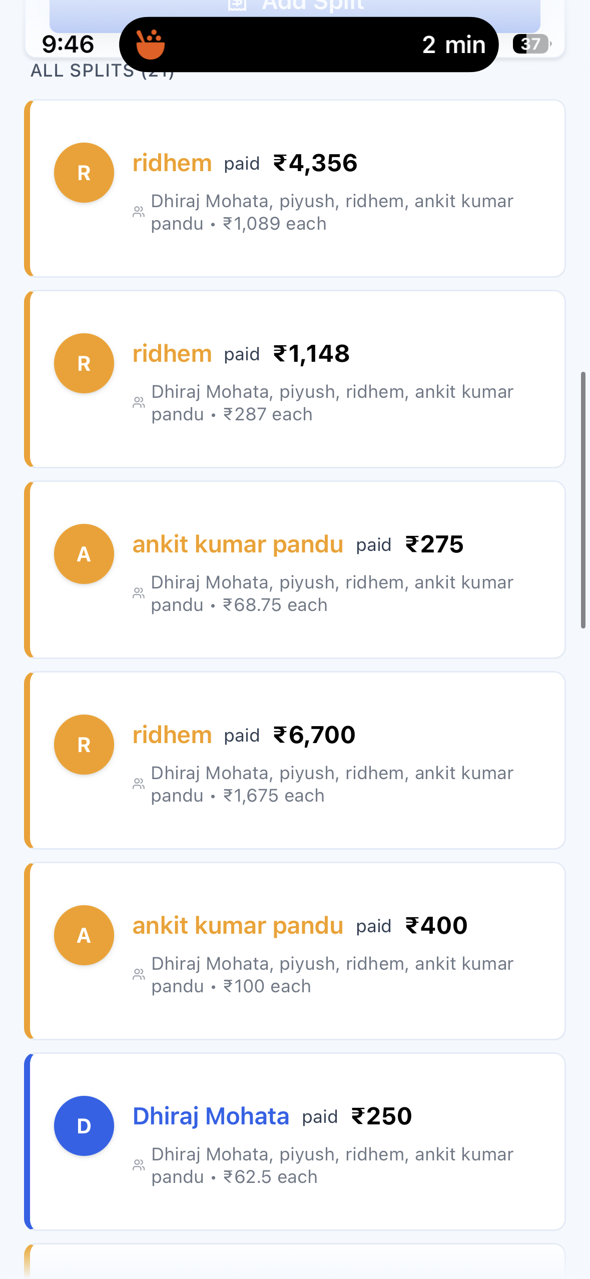 Easy Splitwise gallery image