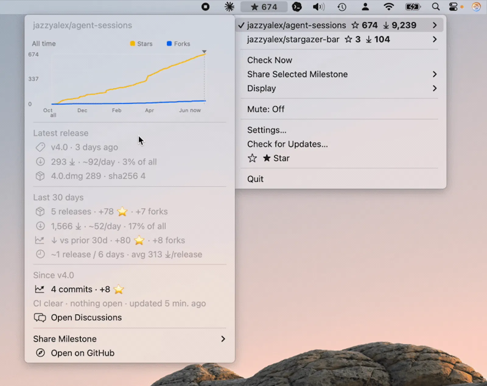 Stargazer Bar screenshot 2