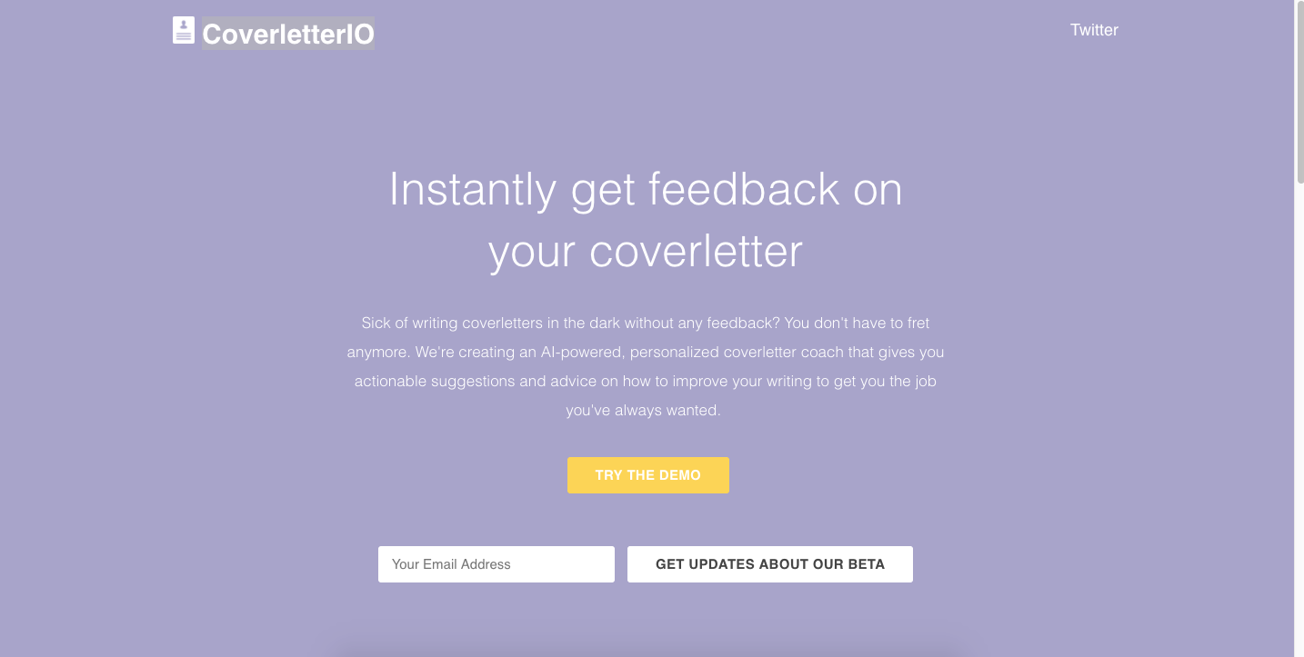 CoverletterIO gallery image