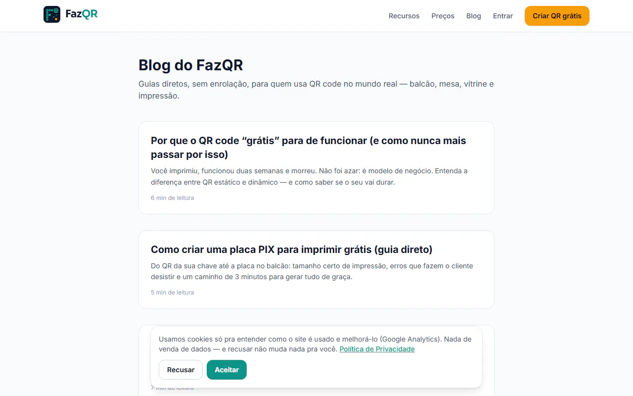 FazQR screenshot