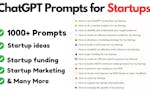 1000+ ChatGPT Prompts for Startups image