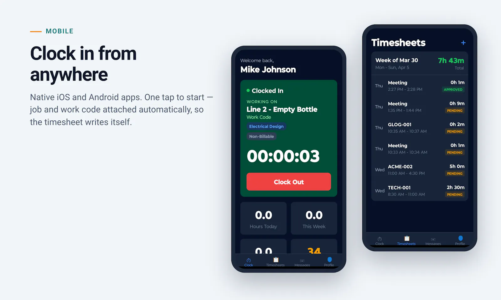 BizyClock screenshot 4