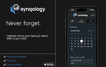 synqology: AI supplement, health tracker gallery image