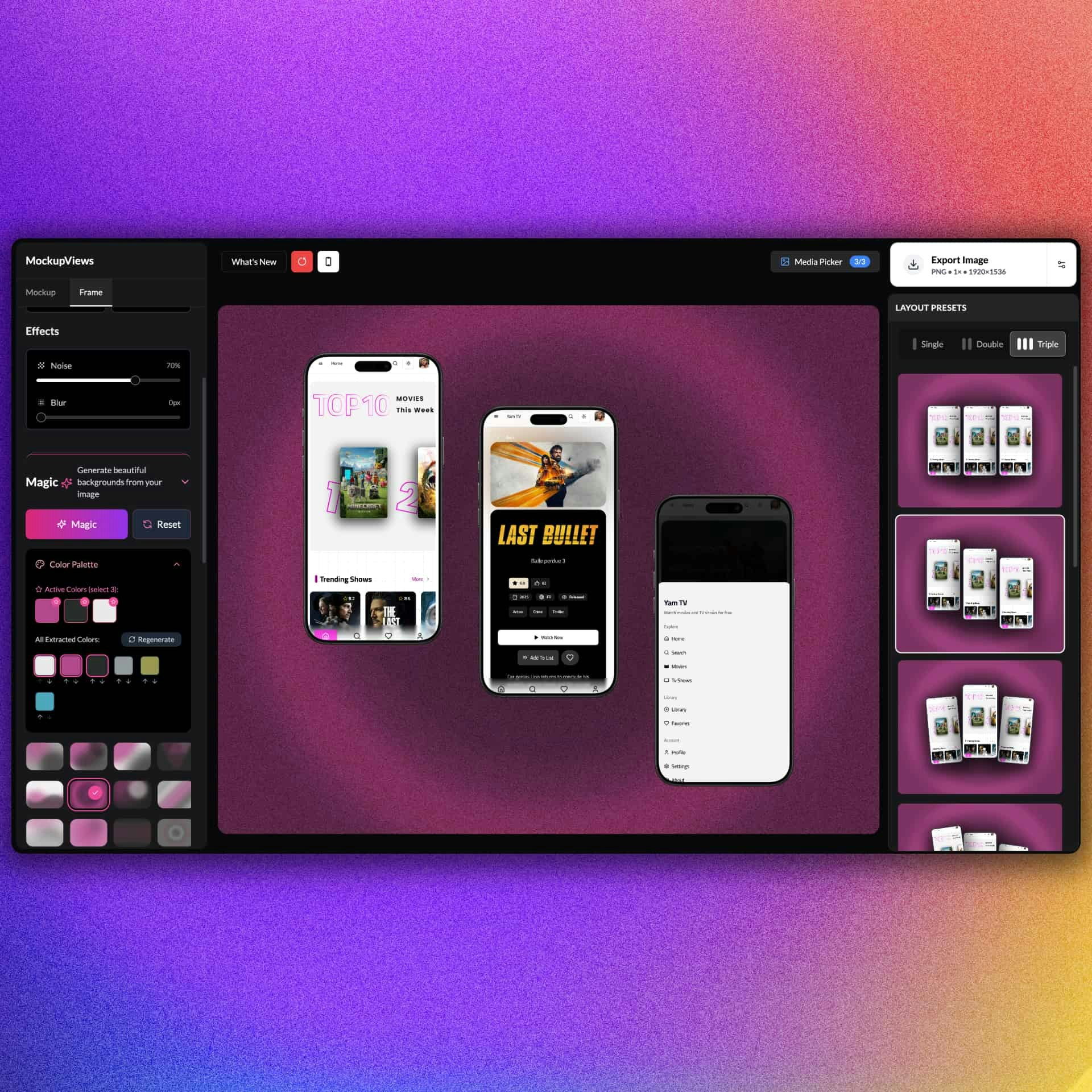 Mockupviews - generatore di mockup gratuito al 100% - Genera bellissimi modelli per i tuoi prodotti media 3