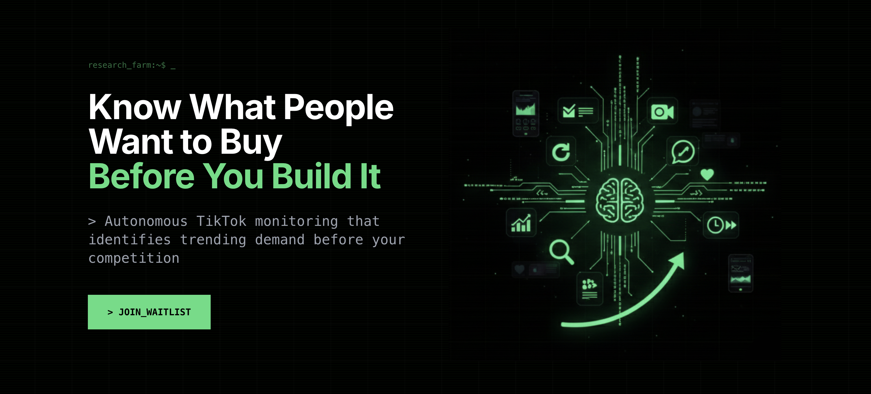 Research Farm - Main product screenshot demonstrating key features and user interface