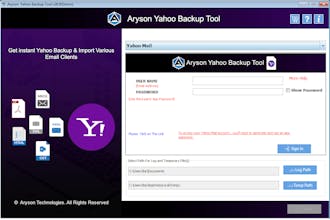 Aryson Yahoo Backup Tool gallery image