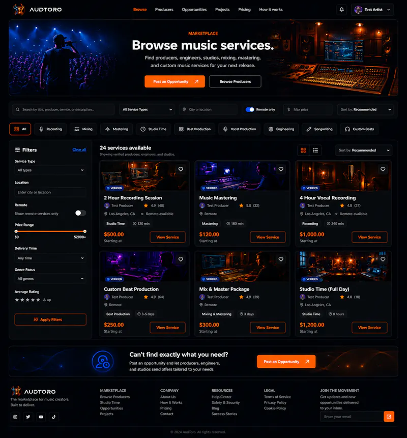 AudToro screenshot 2