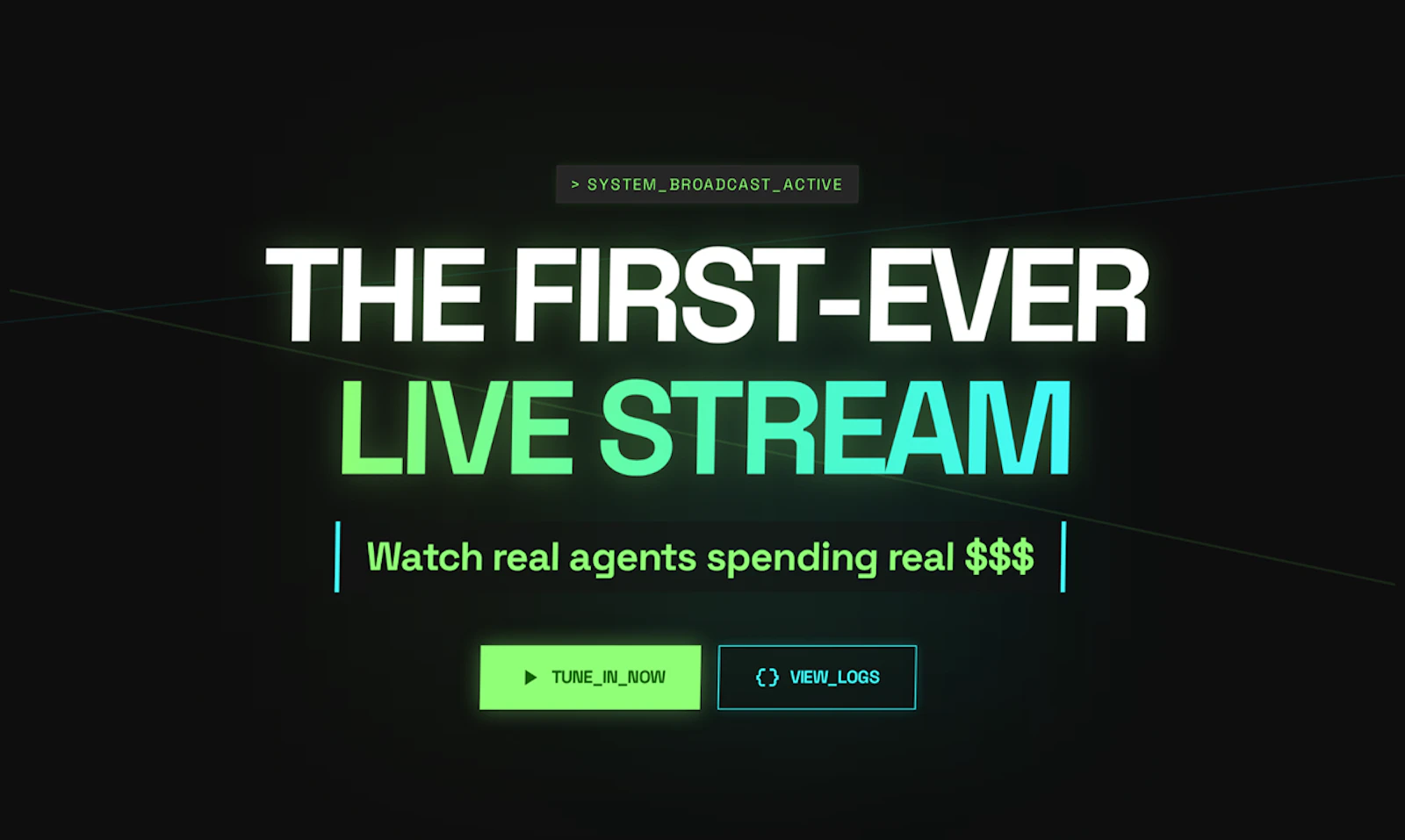 LIVE: wtf are agents buying? screenshot 2
