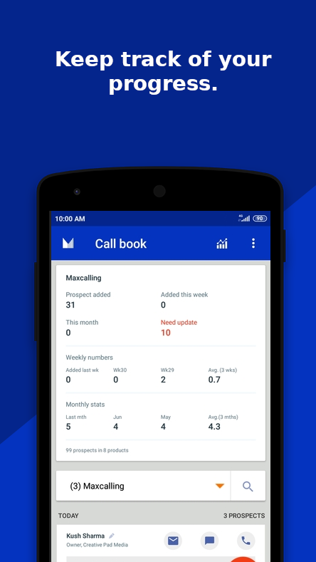 Maxcalling: Sales tracker & notes editor gallery image
