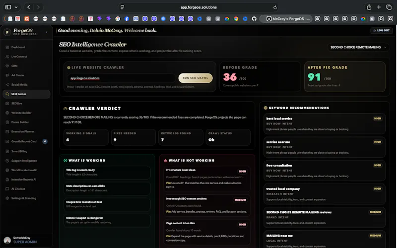 MarketHubOS screenshot 2