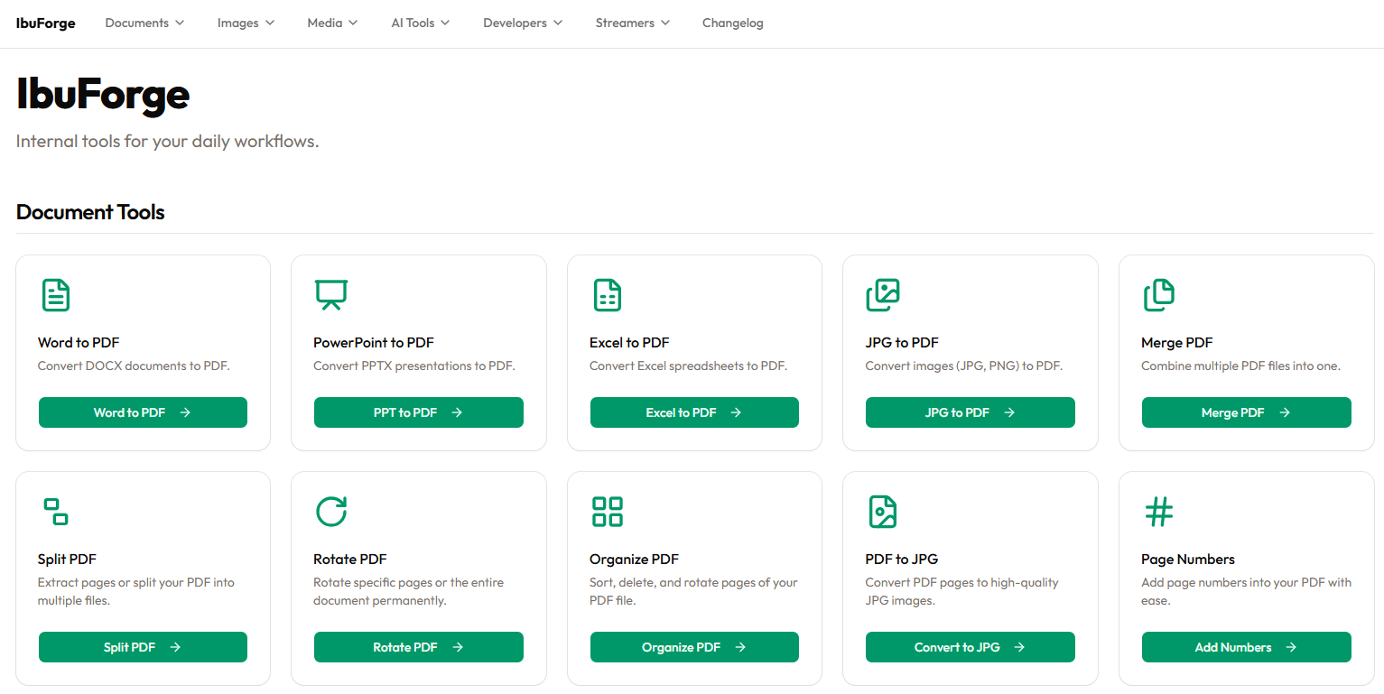 IbuForge - Main product screenshot demonstrating key features and user interface