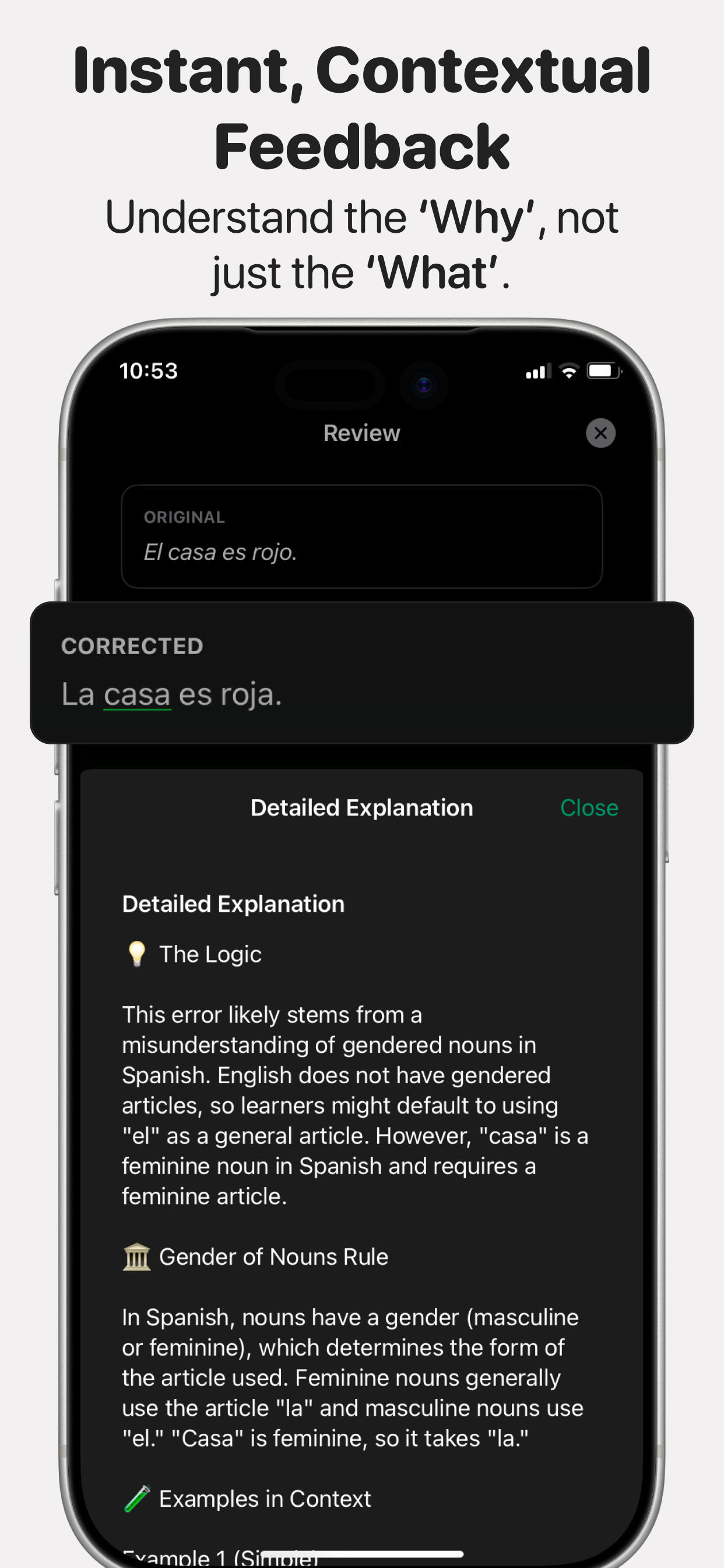 Polyglotty - Break Your Language Plateau - Screenshot 3 showing product features and functionality