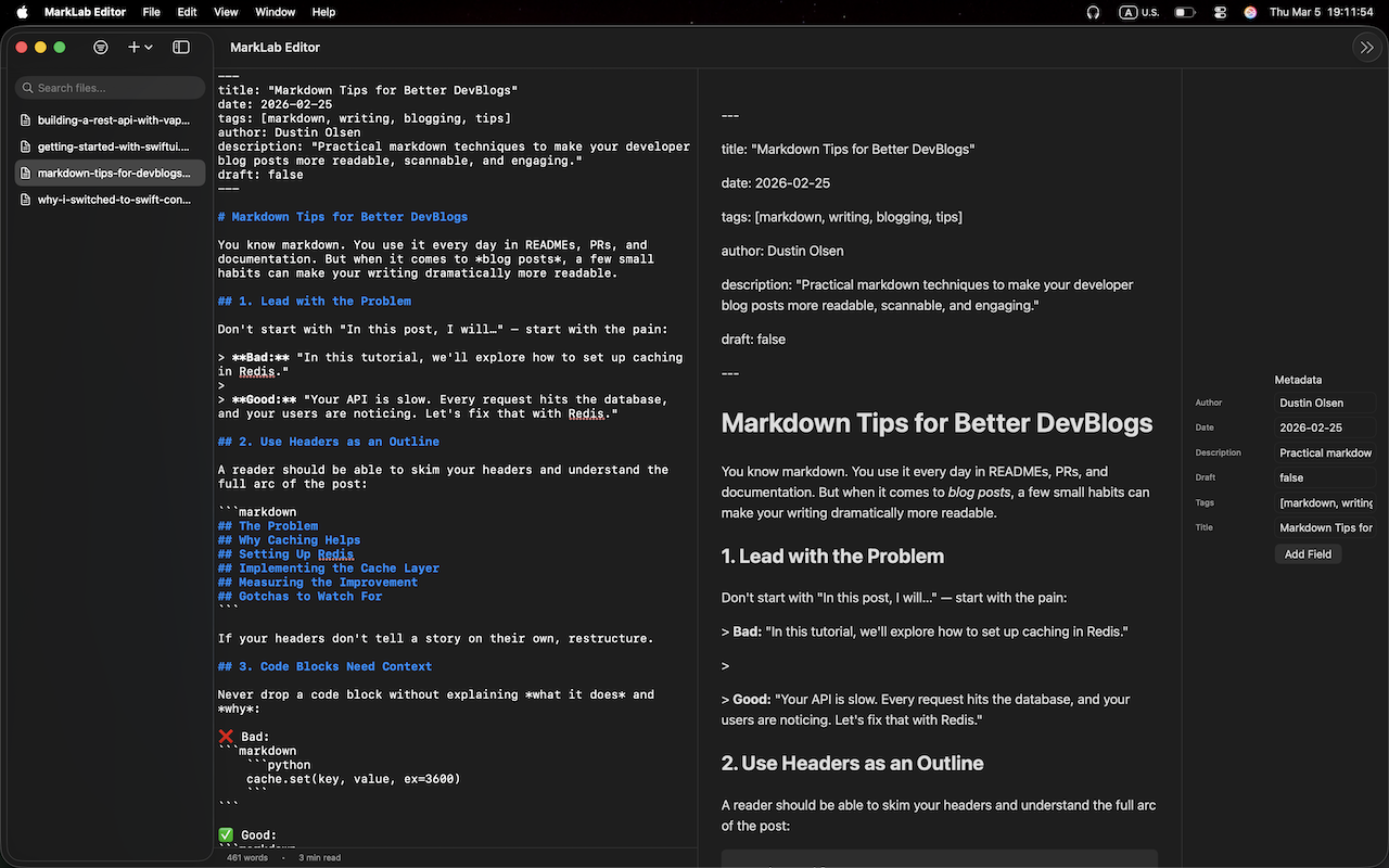 MarkLab Editor gallery image