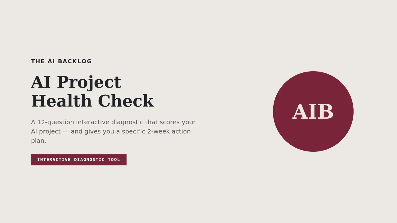 AI Project Health Check gallery image