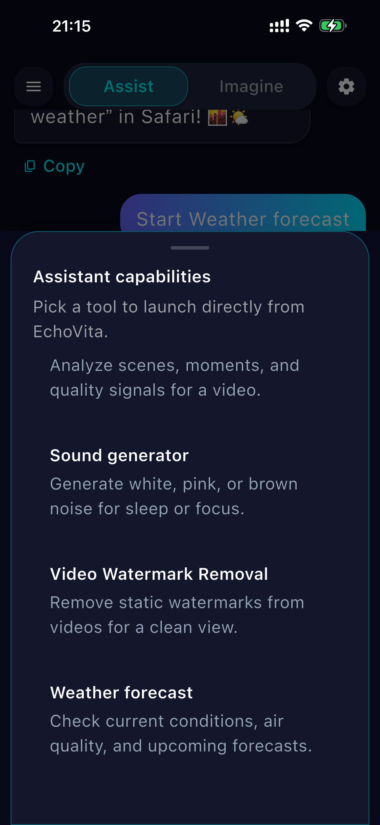 Echovita - Main product screenshot demonstrating key features and user interface