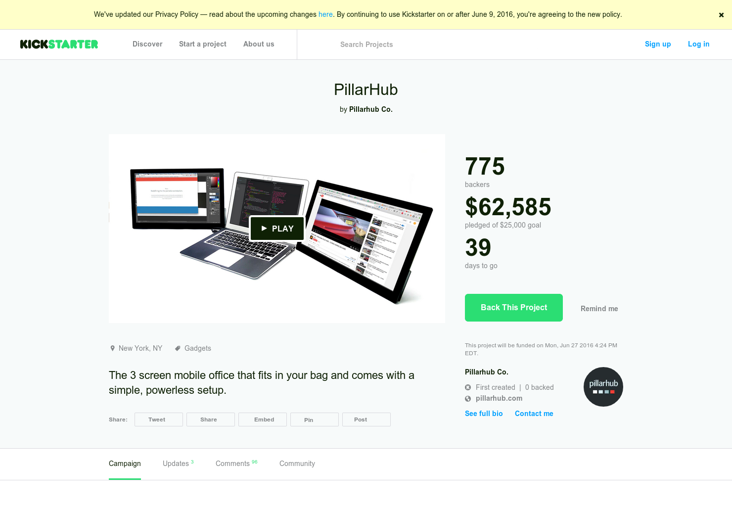 PillarHub gallery image