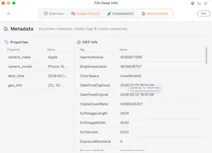 File Deep Info: Hidden Data gallery image