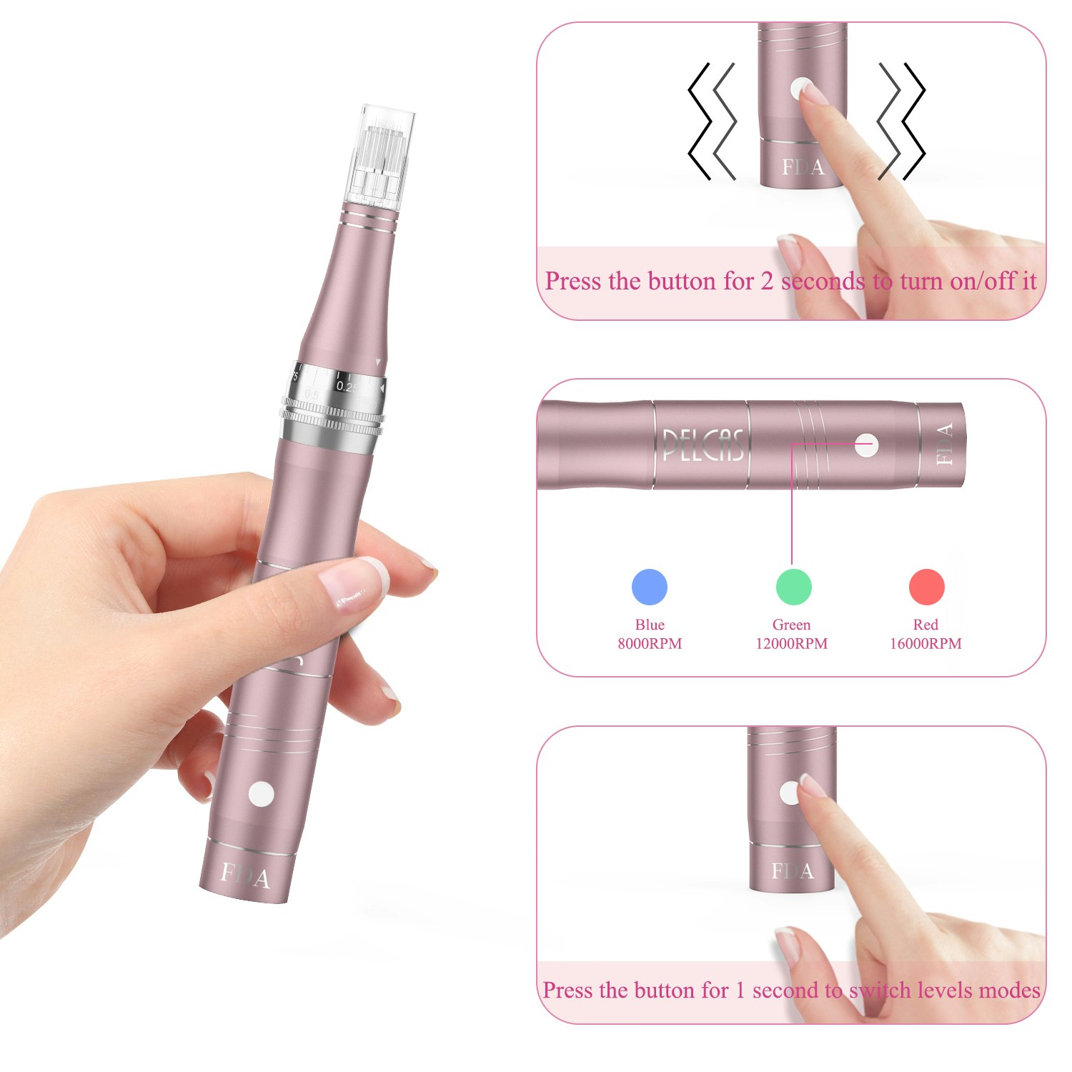 Stylo à micro-ailes sans fil pelcas media 3