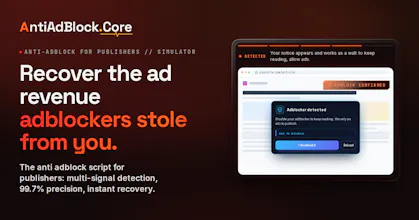 AntiAdBlock Core gallery image