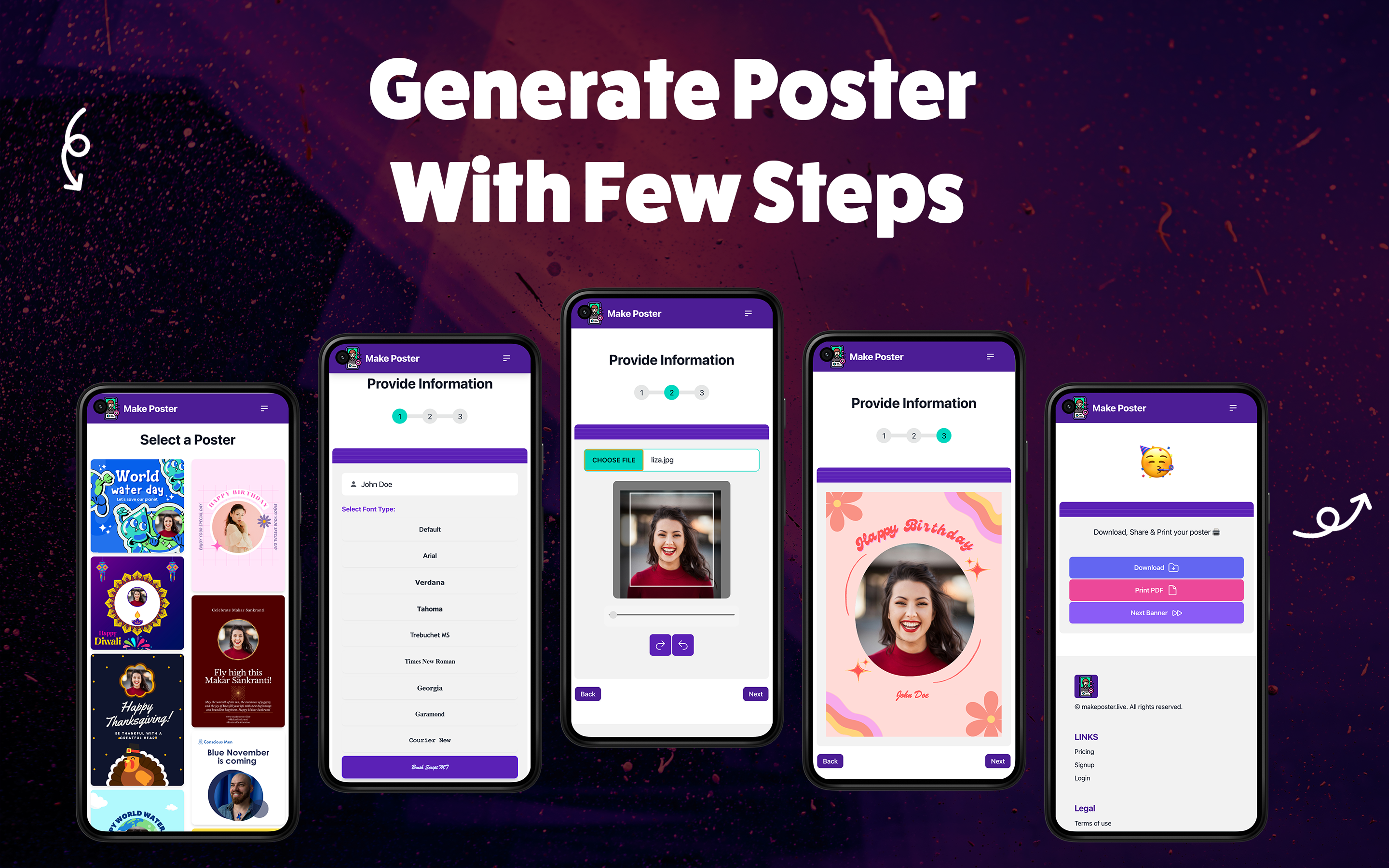 Mídia 4 de Makepester - Automatizar a criação de pôster repetitivo com apenas um clique