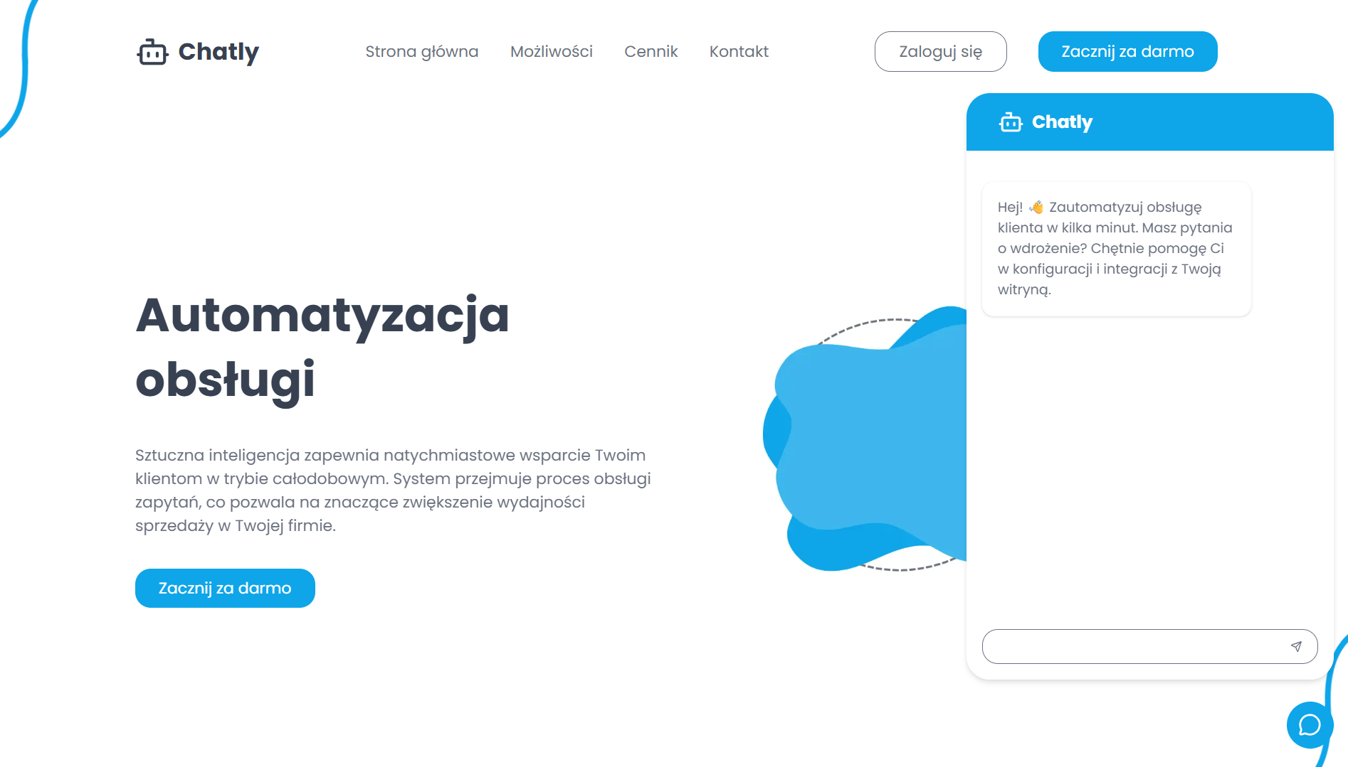 Chatly - Screenshot 2 showing product features and functionality