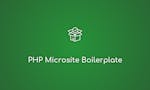 PHP Microsite Boilerplate image