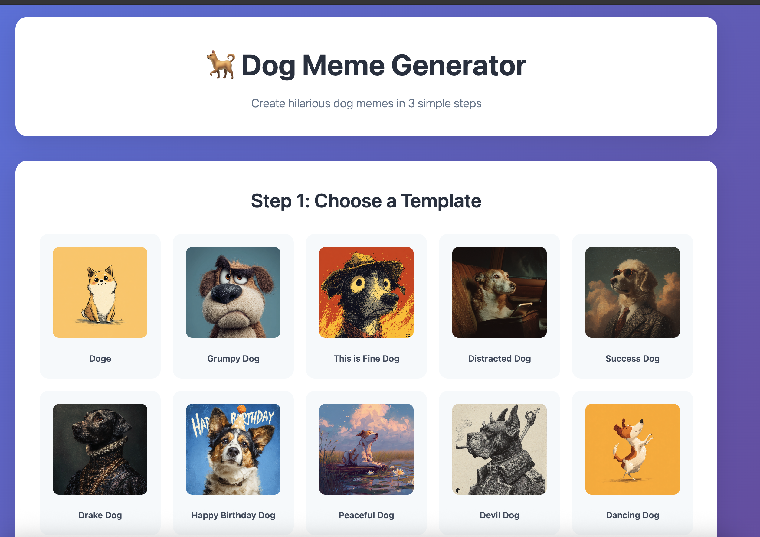 Dog Meme Generator logo