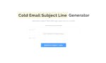 Cold Email Subject Line Generator image