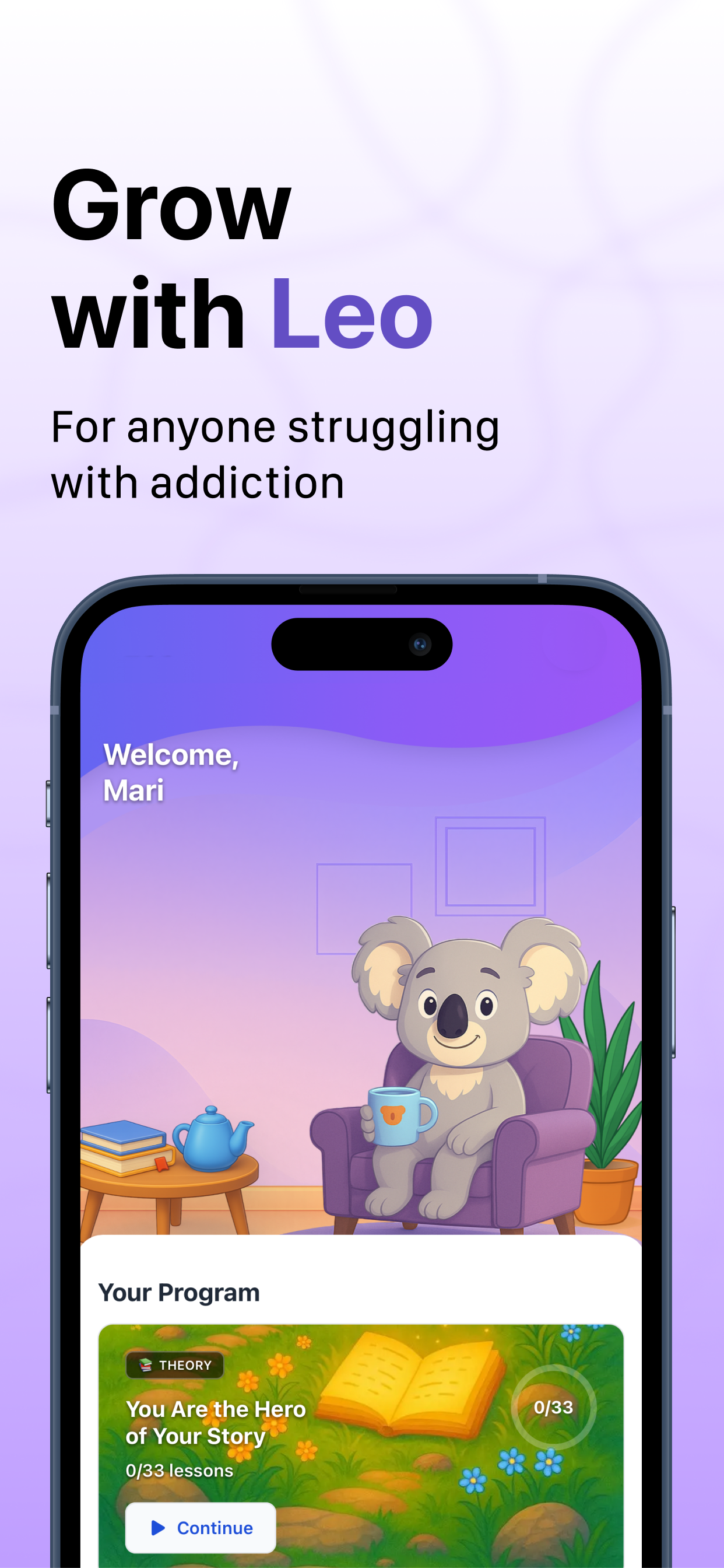 Leo Recovery - Screenshot 2 showing product features and functionality