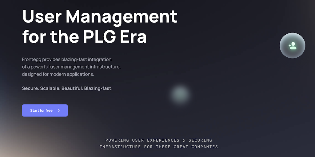 Frontegg - User management for the PLG era | Product Hunt