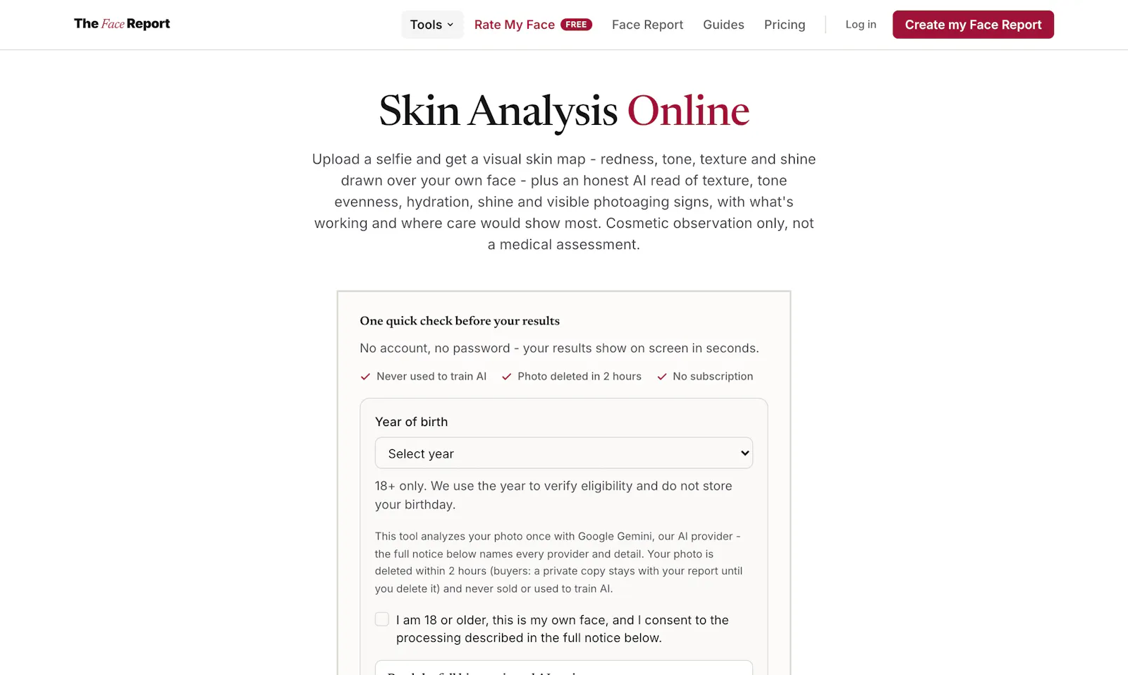 The Face Report screenshot 8