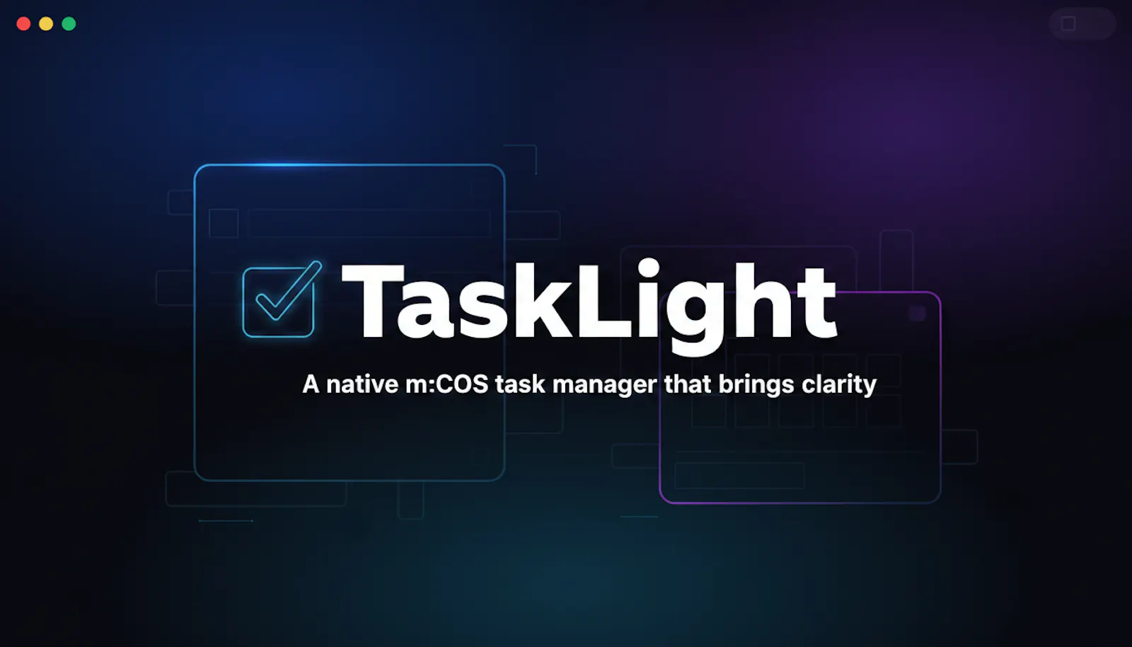 Lumeni — A native macOS task manager screenshot 1