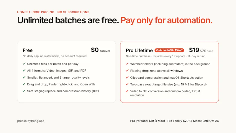 Presso screenshot 4