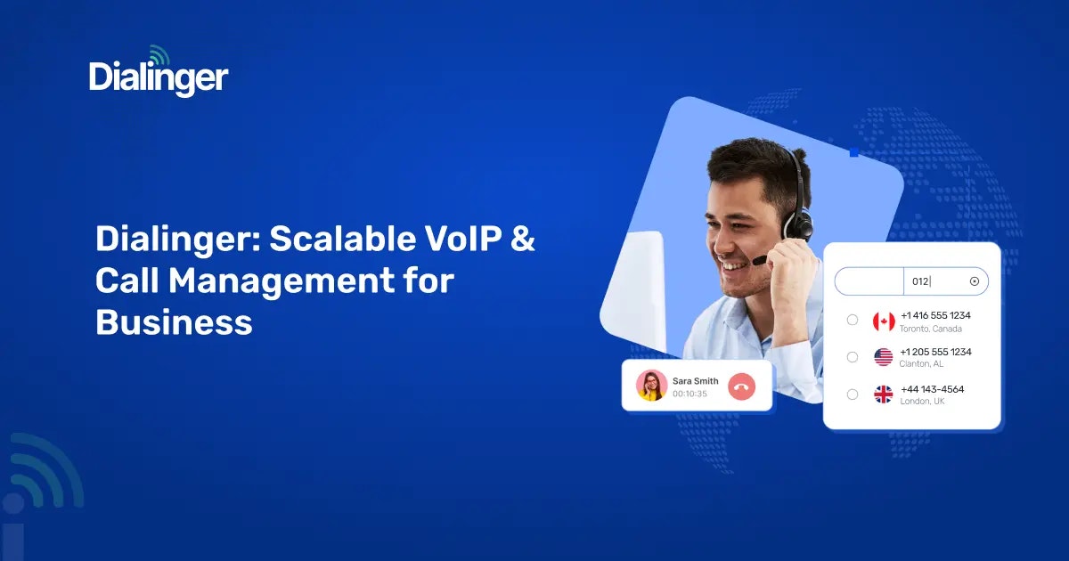 Dialinger Software - Main screenshot showing features and interface