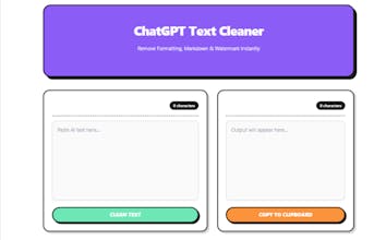 ChatGPT Text Cleaner gallery image