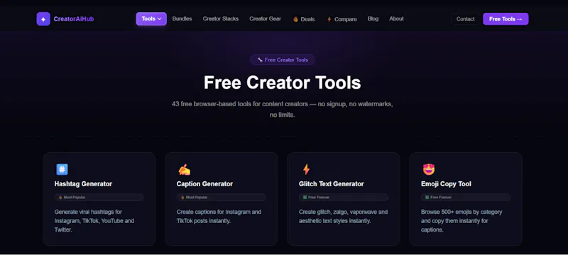 CreatorAiHub screenshot 4