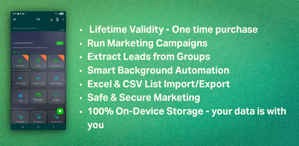 WB Promo & Campaign Manager - Main product screenshot demonstrating key features and user interface