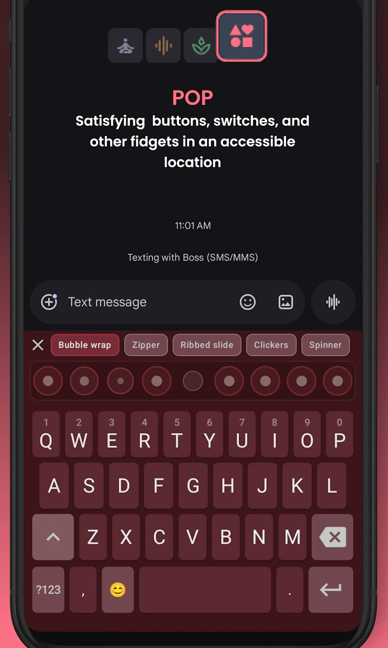 Groundd: A Sensory Fidget Keyboard screenshot 6