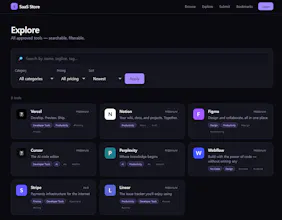 SaaS Store — Discover indie SaaS gallery image