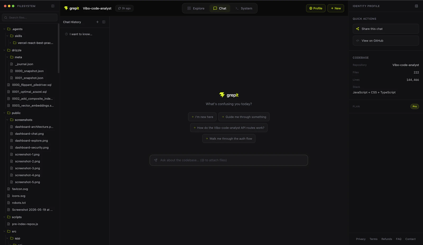 grepit — Understand Any Codebase screenshot 1